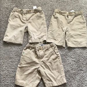 Three pair of khaki shorts size 5